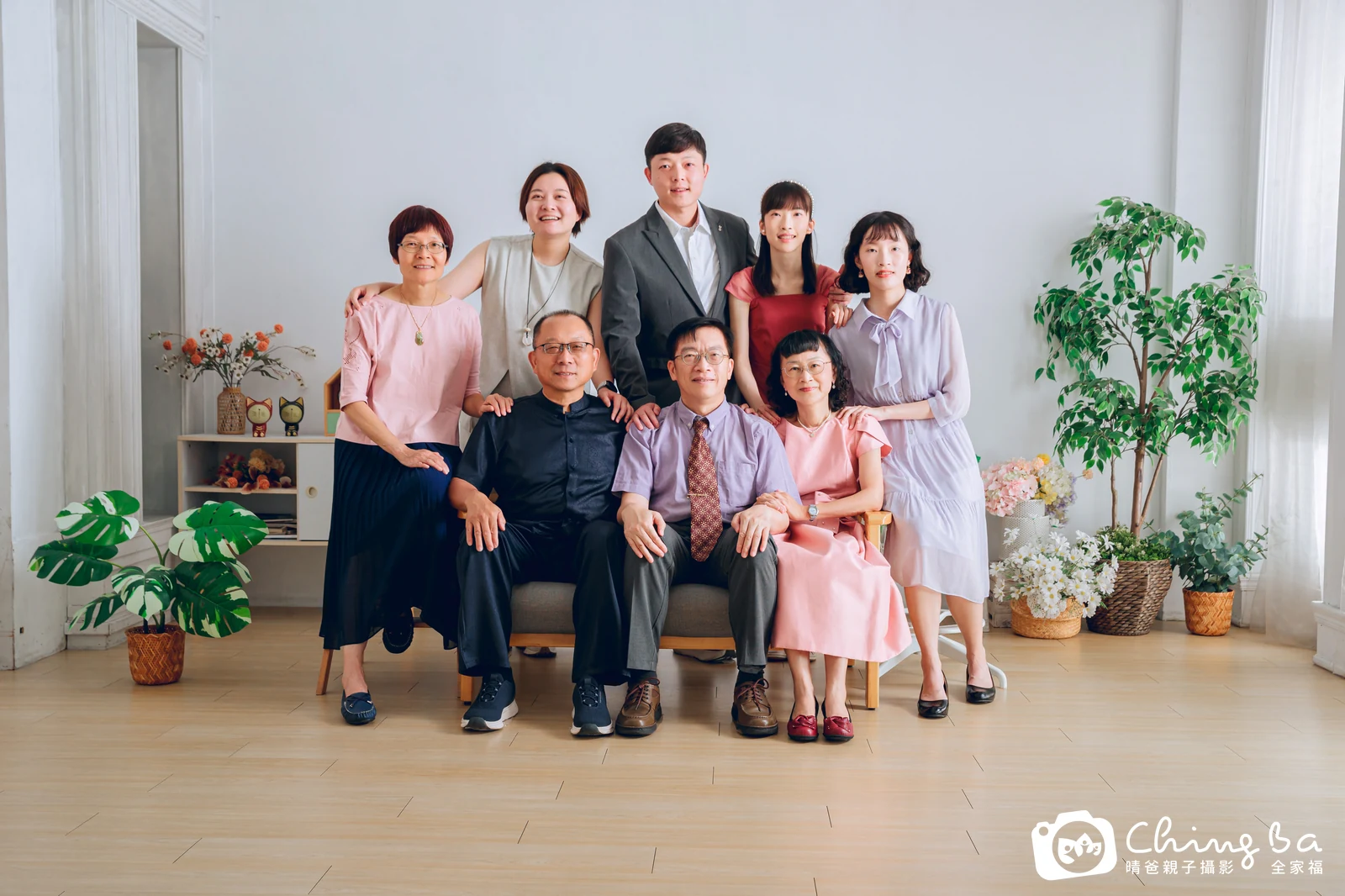 家族全家福作品｜2026 年夏季｜晴爸親子攝影