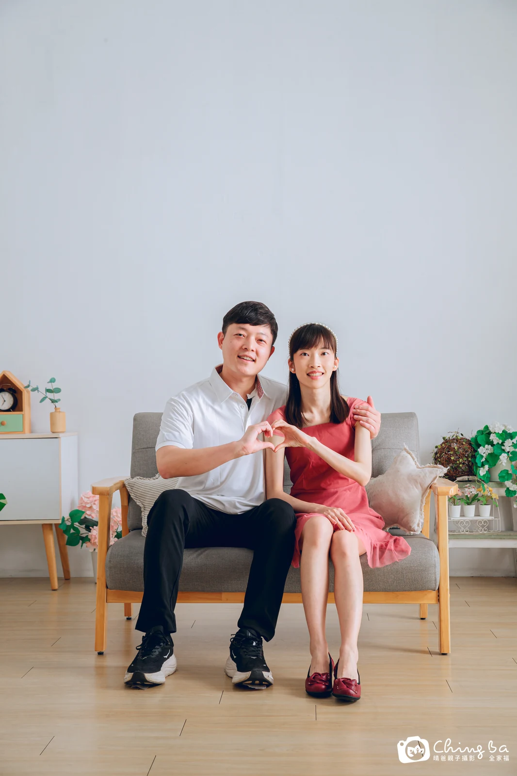 台中攝影棚的家族全家福紀念照