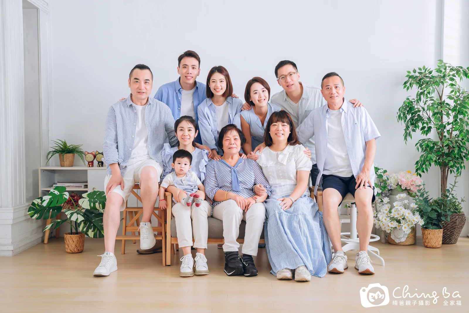 家族全家福作品｜2022 年秋季｜晴爸親子攝影