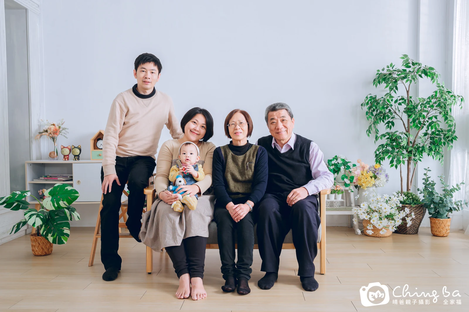 台中家族全家福攝影｜三代同堂