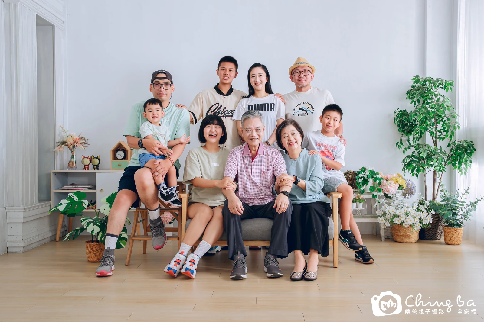 家族全家福作品｜2023 年秋季｜晴爸親子攝影