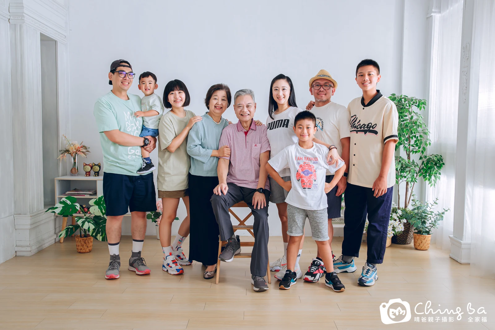 家族合照——晴爸親子攝影