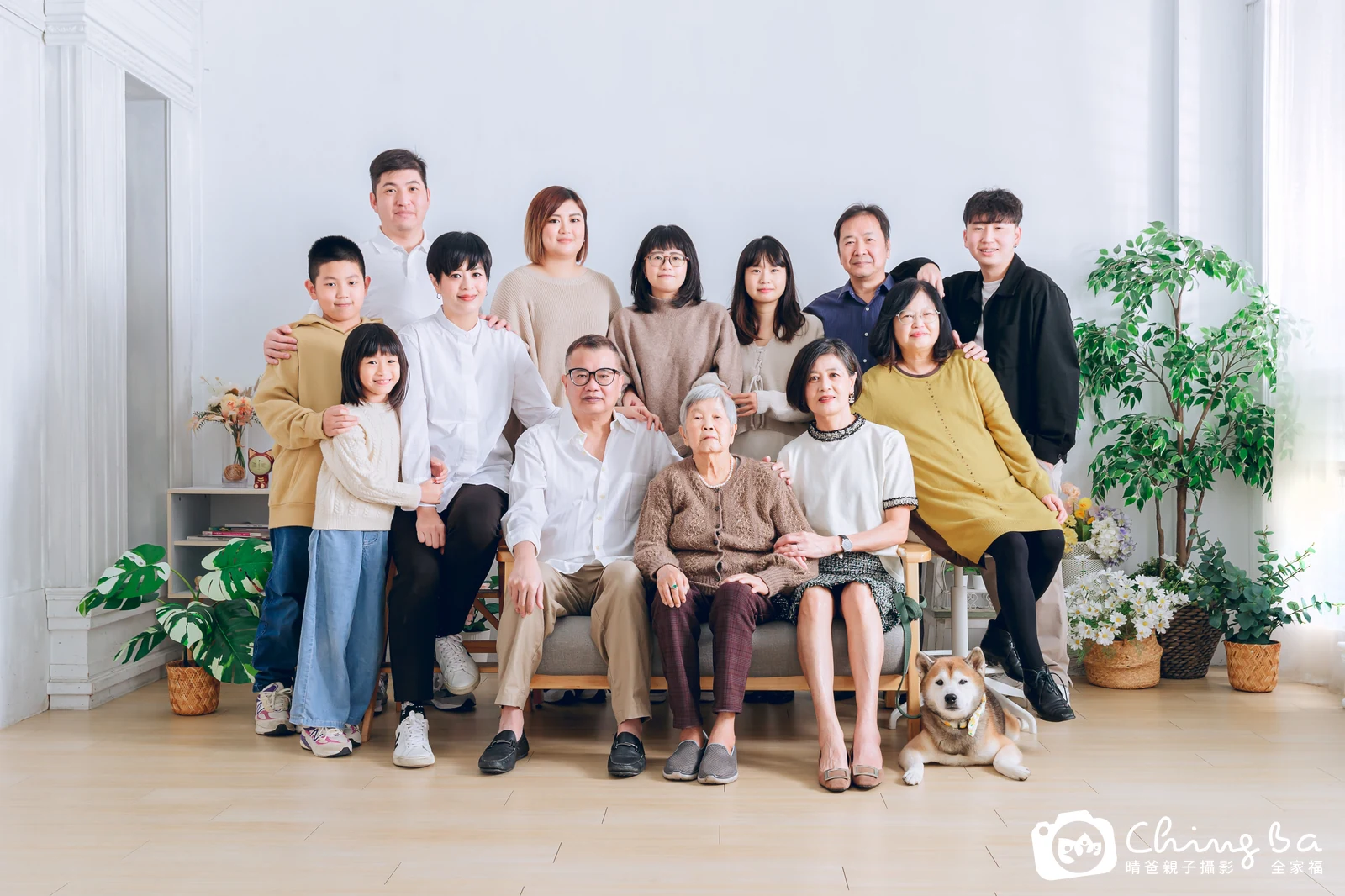 家族全家福作品|2024 年冬季|晴爸親子攝影