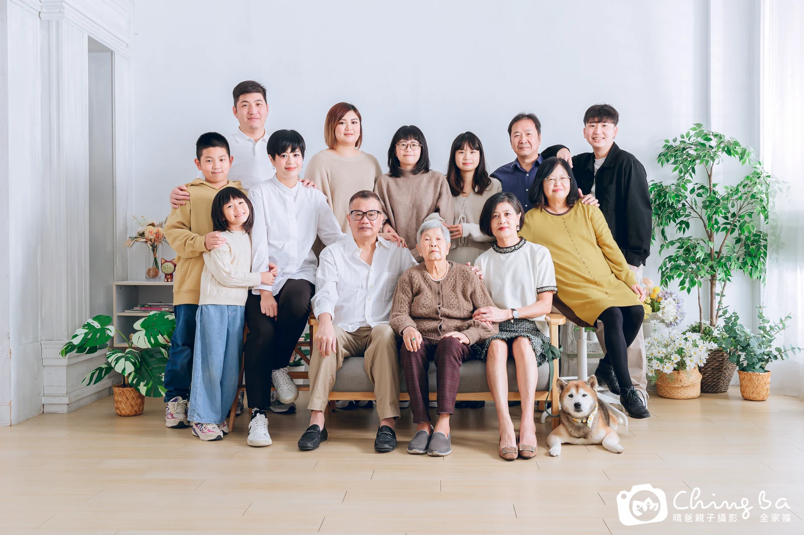 台中家族全家福攝影|四代同堂