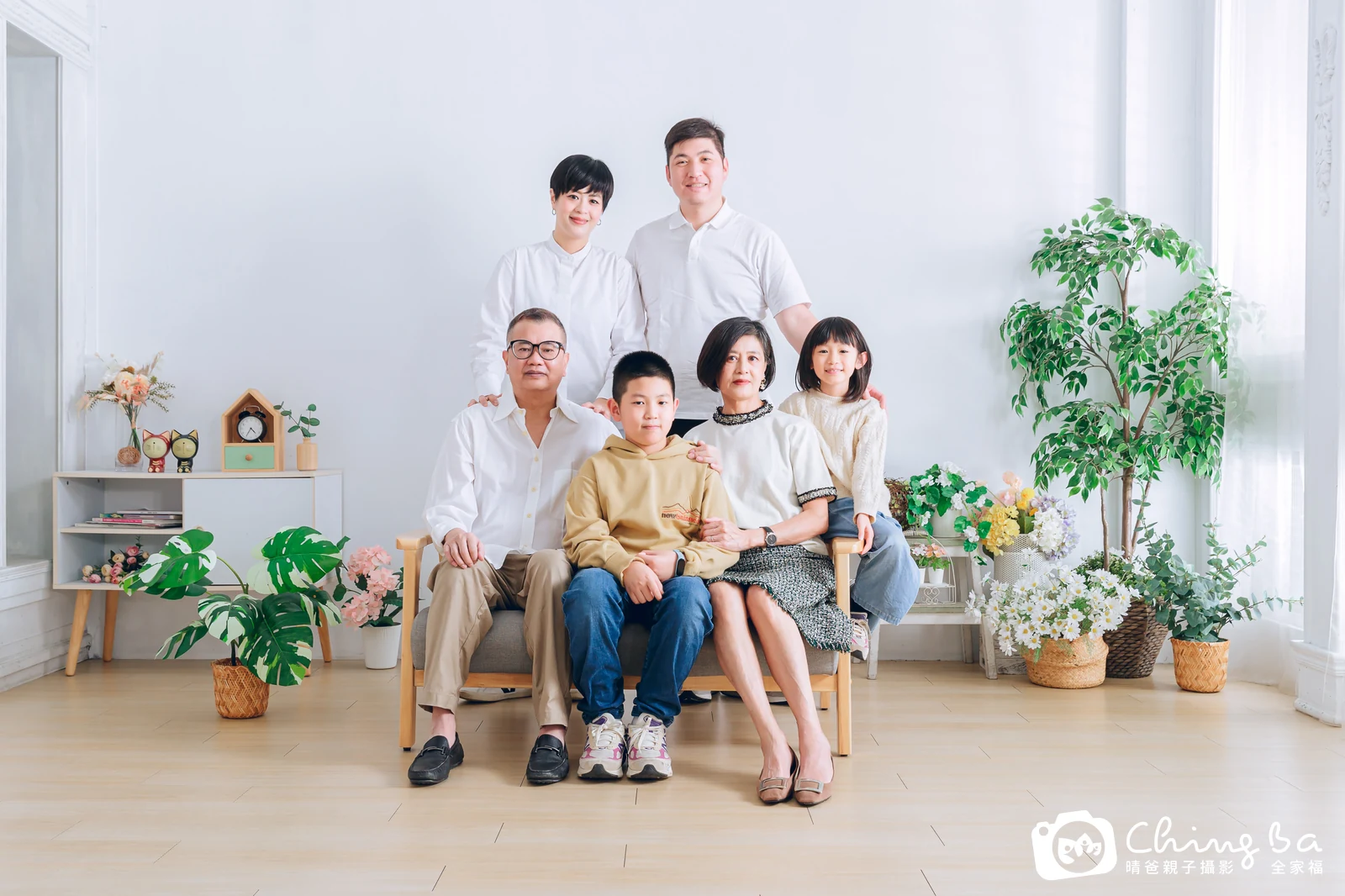 台中家族全家福攝影|四代同堂