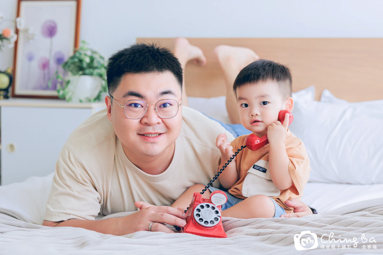 棚內親子寫真作品｜2025 年秋季｜晴爸親子攝影