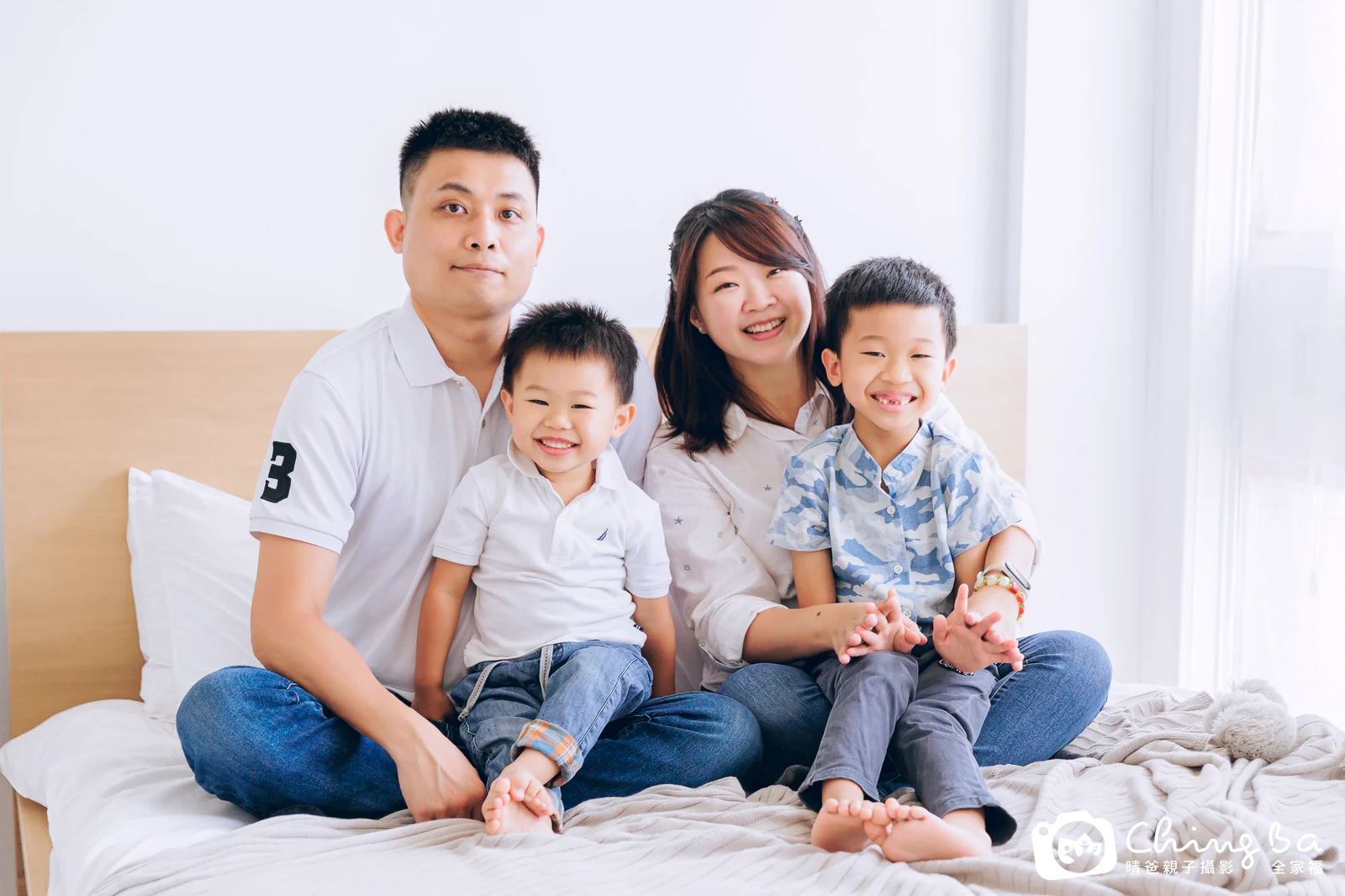 棚內親子寫真作品照｜2023 年夏季｜晴爸親子攝影