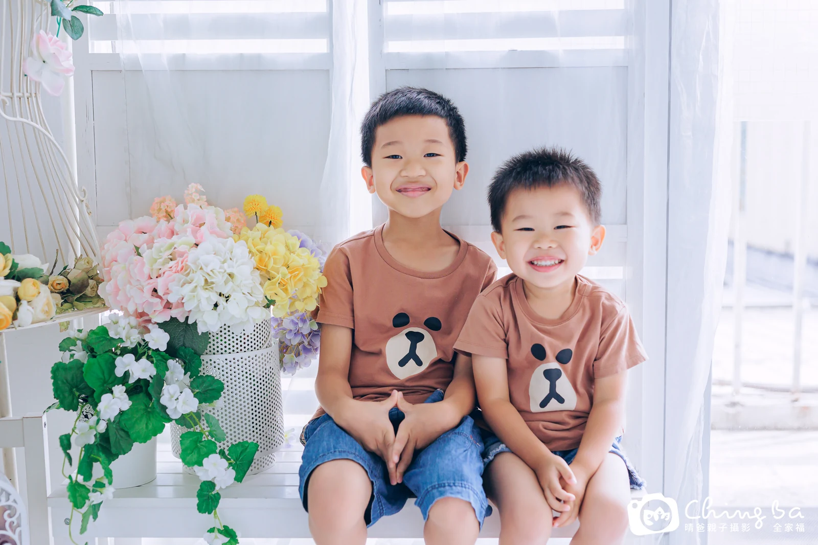 棚內親子寫真作品照｜2023 年夏季｜晴爸親子攝影