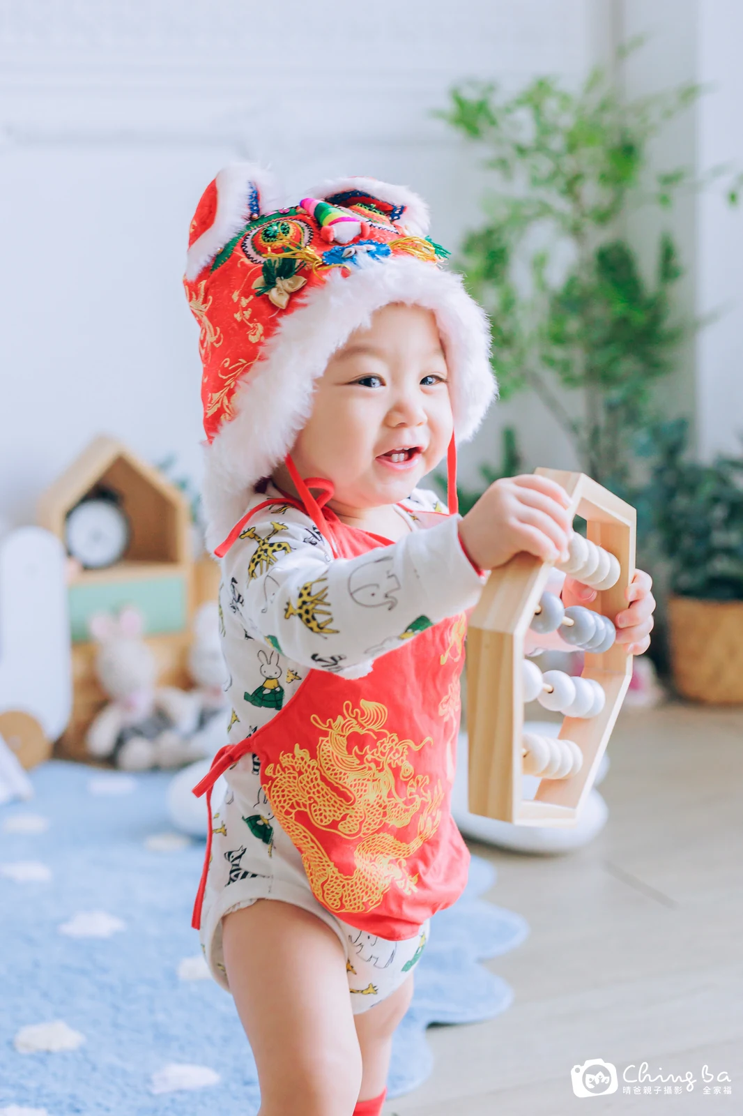 棚內親子寫真作品照｜2023 年冬季｜晴爸親子攝影
