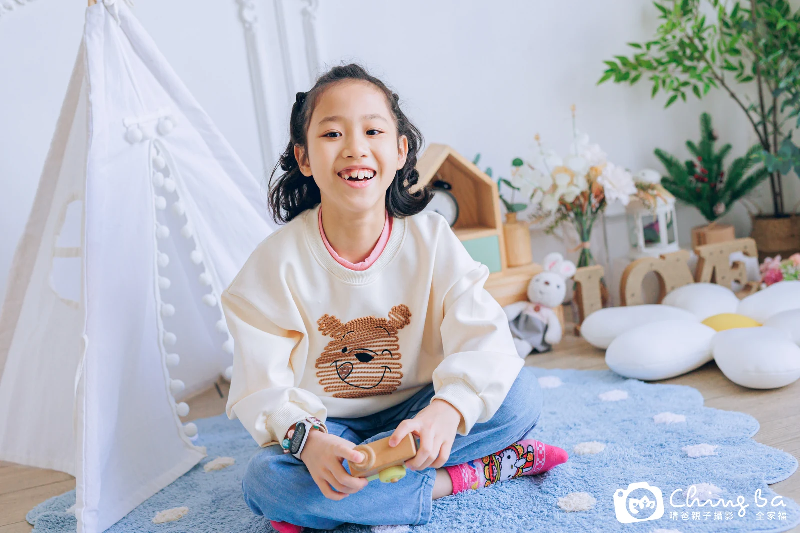 棚內親子寫真作品照|2023 年冬季|晴爸親子攝影