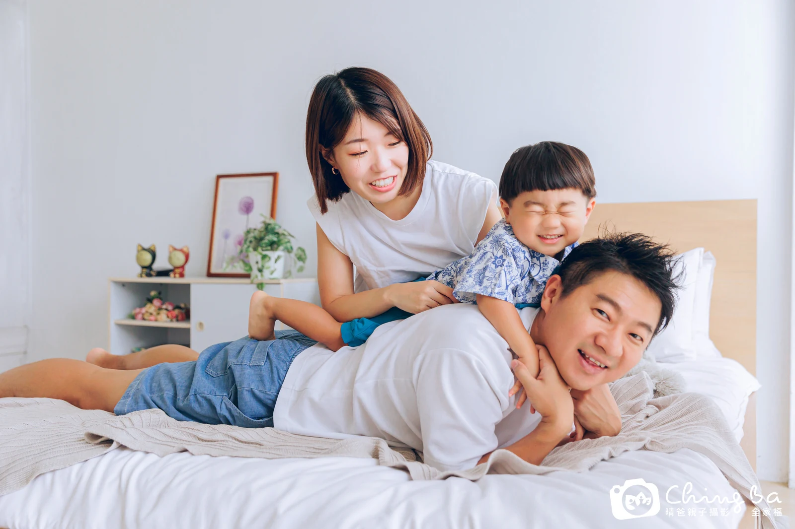 棚內親子寫真作品照｜2024 年秋季｜晴爸親子攝影