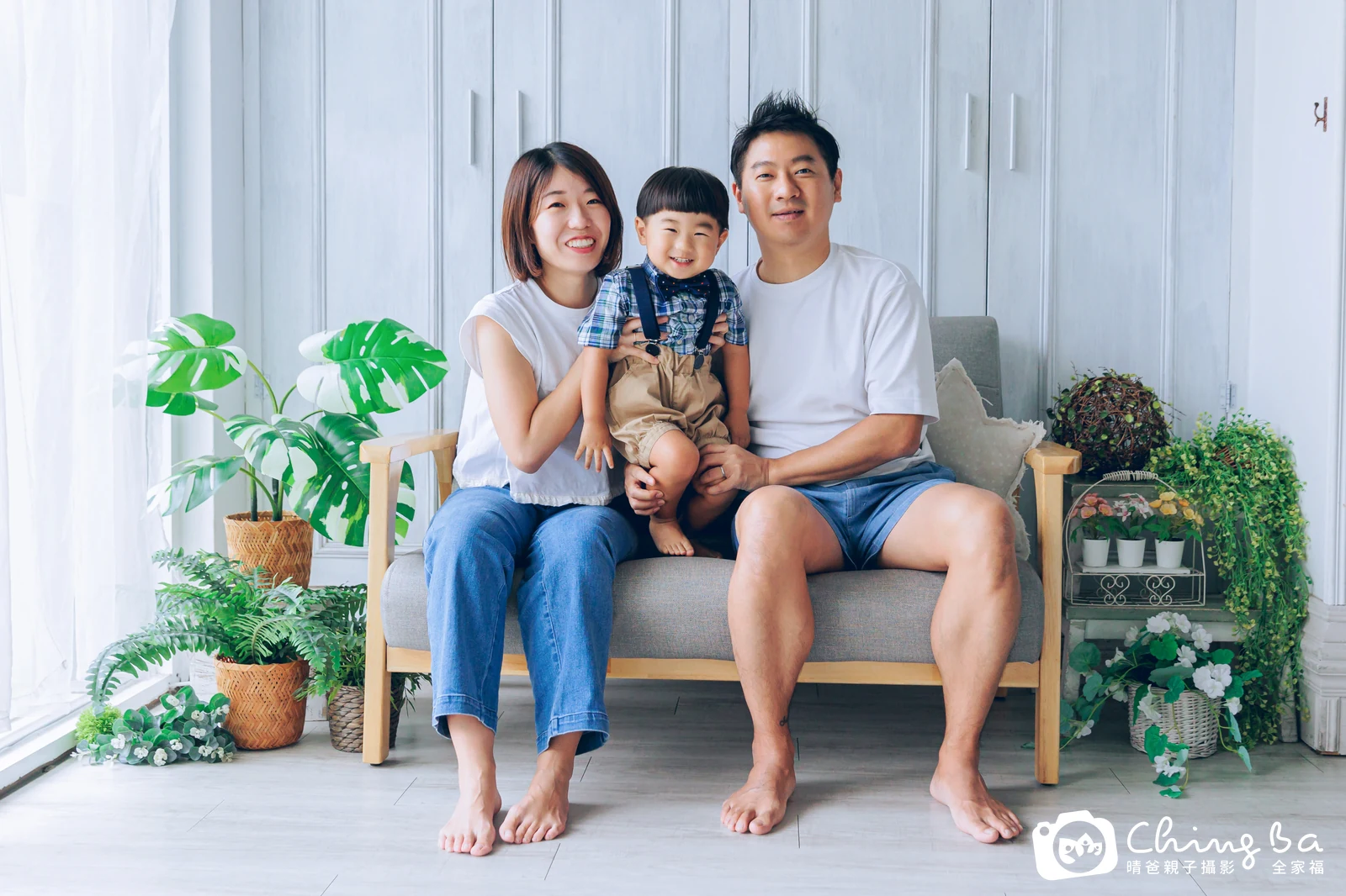棚內親子寫真作品照｜2024 年秋季｜晴爸親子攝影
