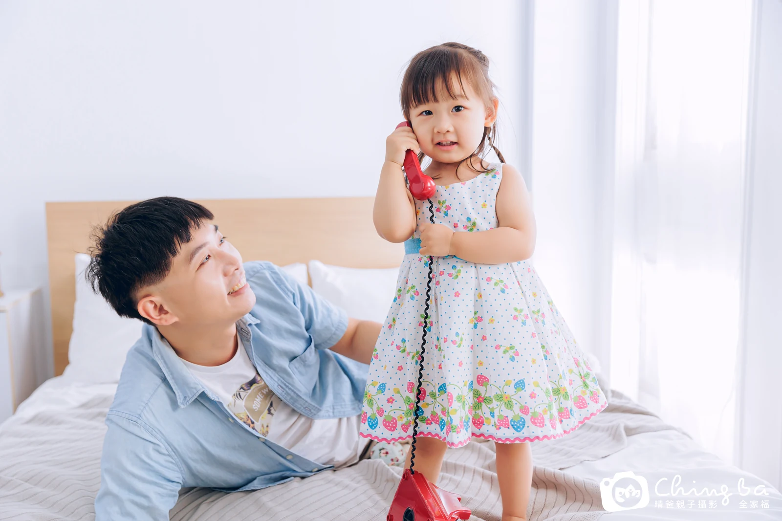 棚內親子寫真作品照｜2023 年夏季｜晴爸親子攝影