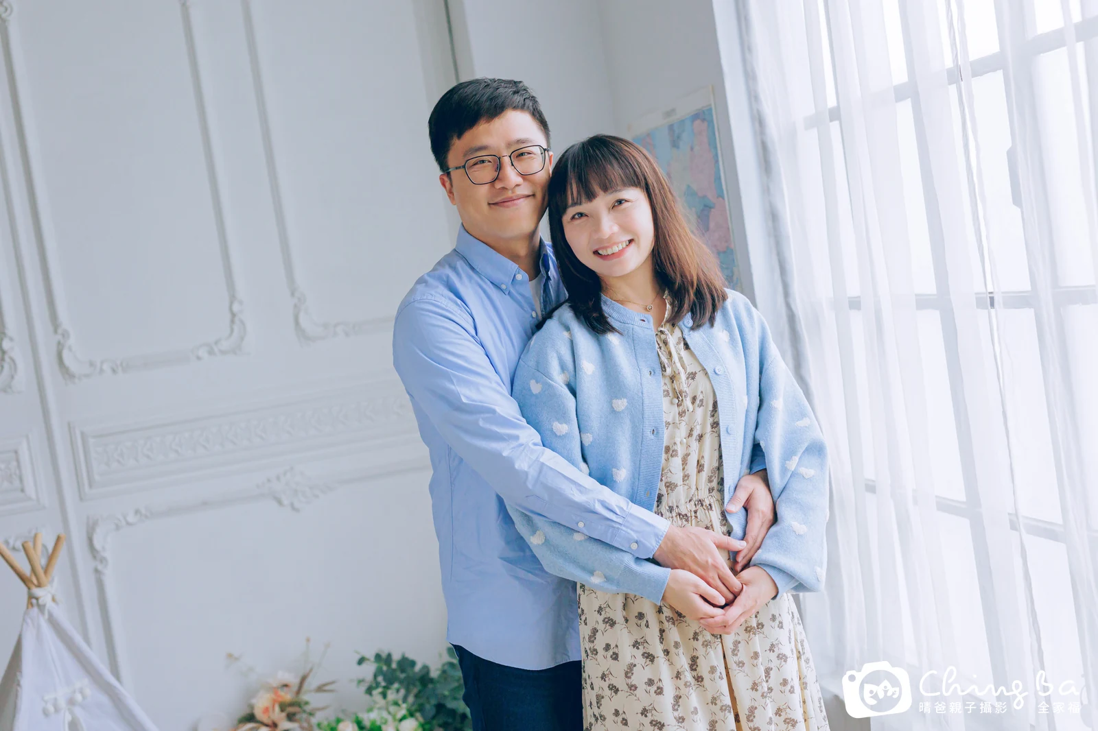 棚內親子寫真作品照|2025 年冬季|晴爸親子攝影