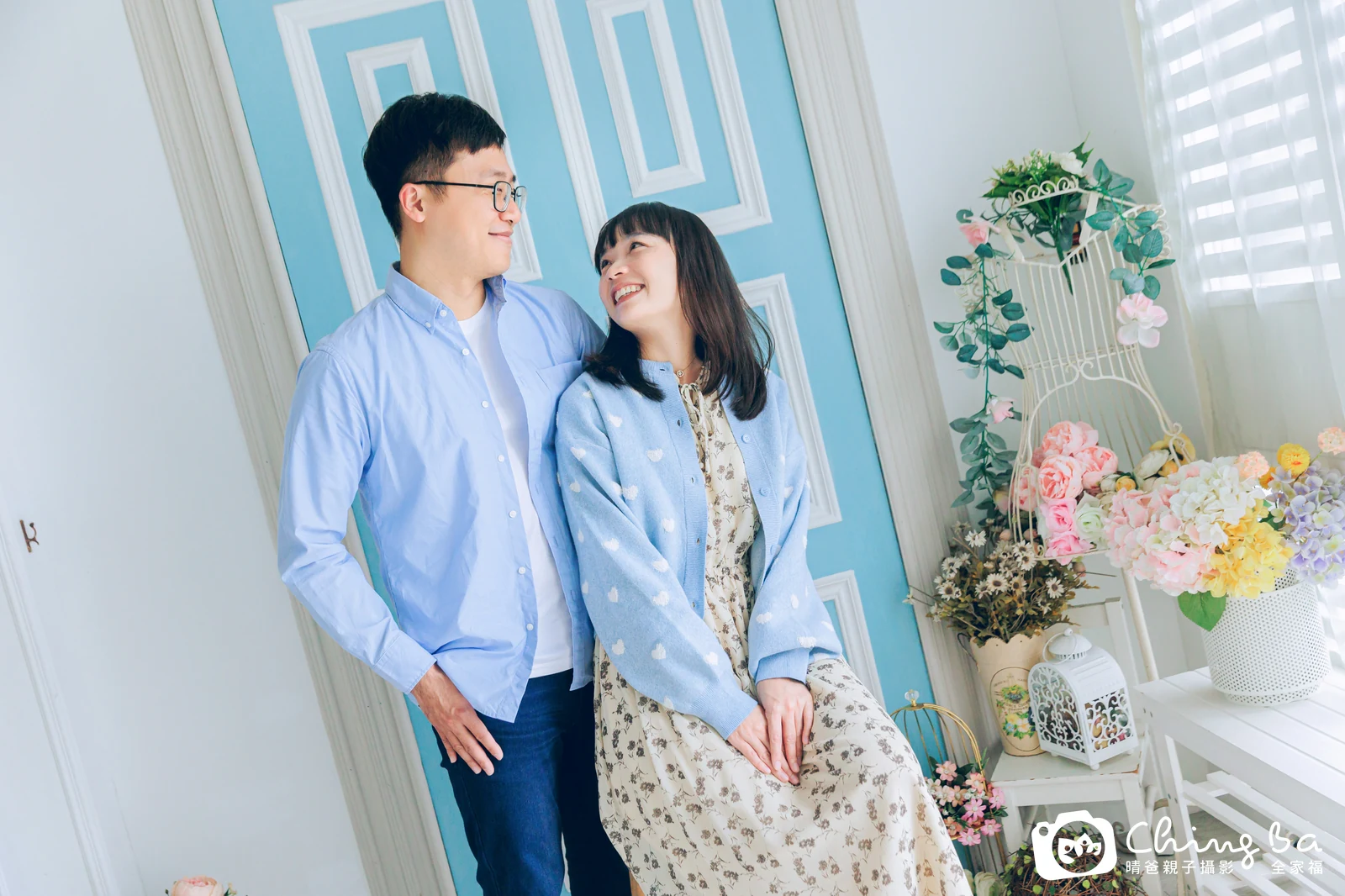 棚內親子寫真作品照|2025 年冬季|晴爸親子攝影