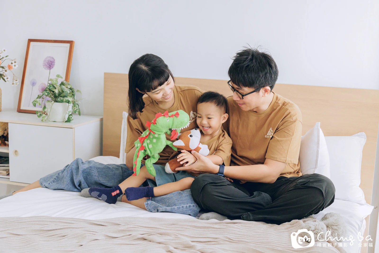 棚內親子寫真作品照|2026 年秋季|晴爸親子攝影