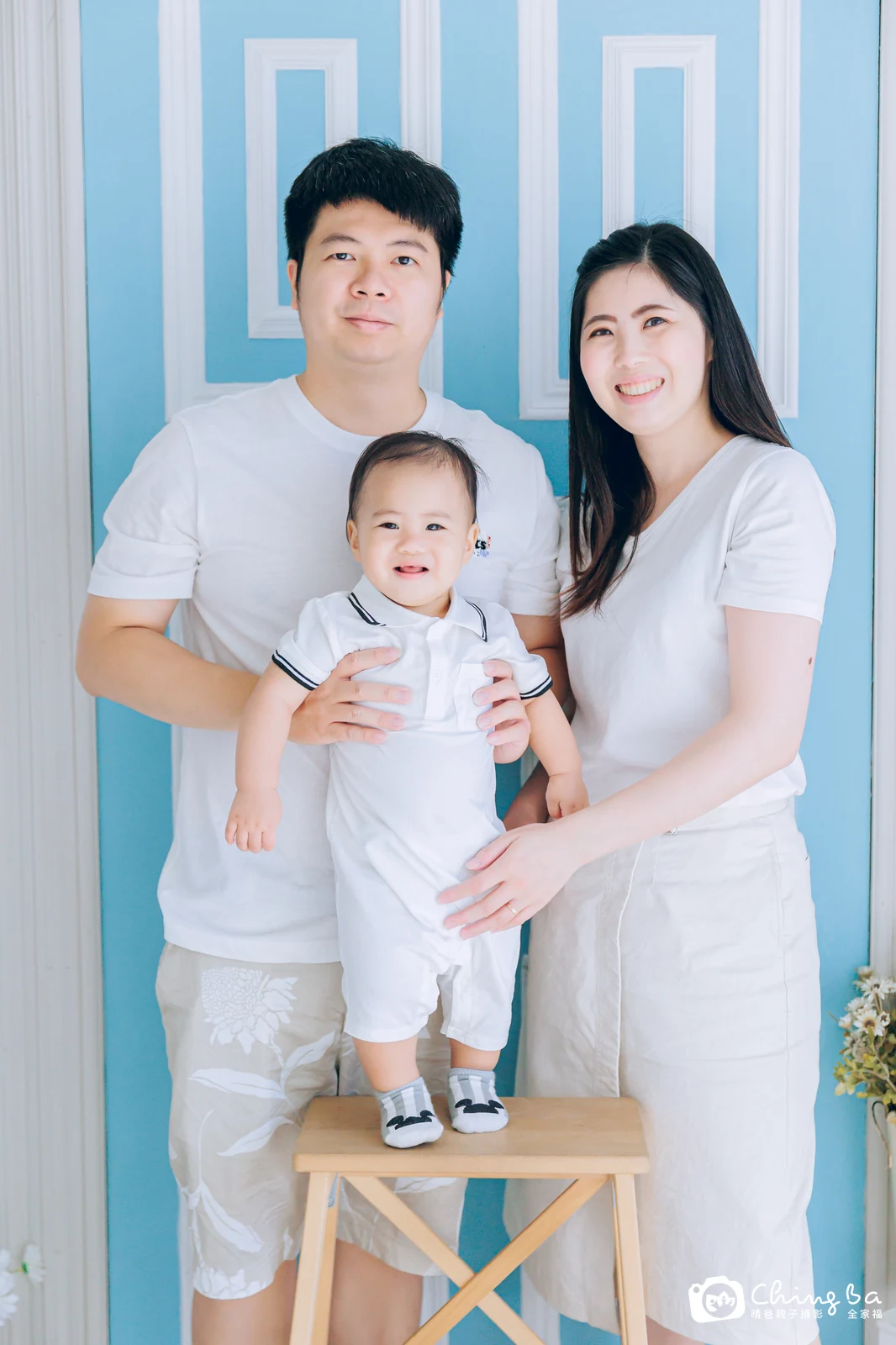 棚內親子寫真作品照｜2022 年冬季｜晴爸親子攝影