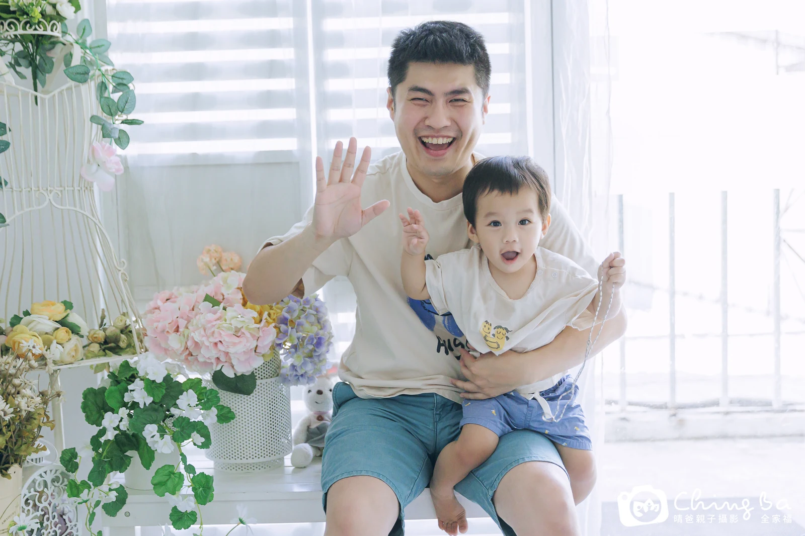 棚內親子寫真作品照｜2023 年夏季｜晴爸親子攝影