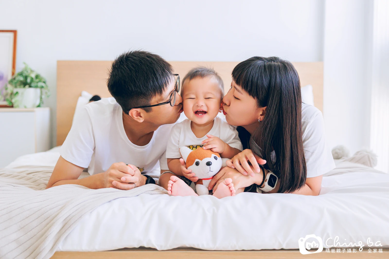 棚內親子寫真作品照|2025 年秋季|晴爸親子攝影
