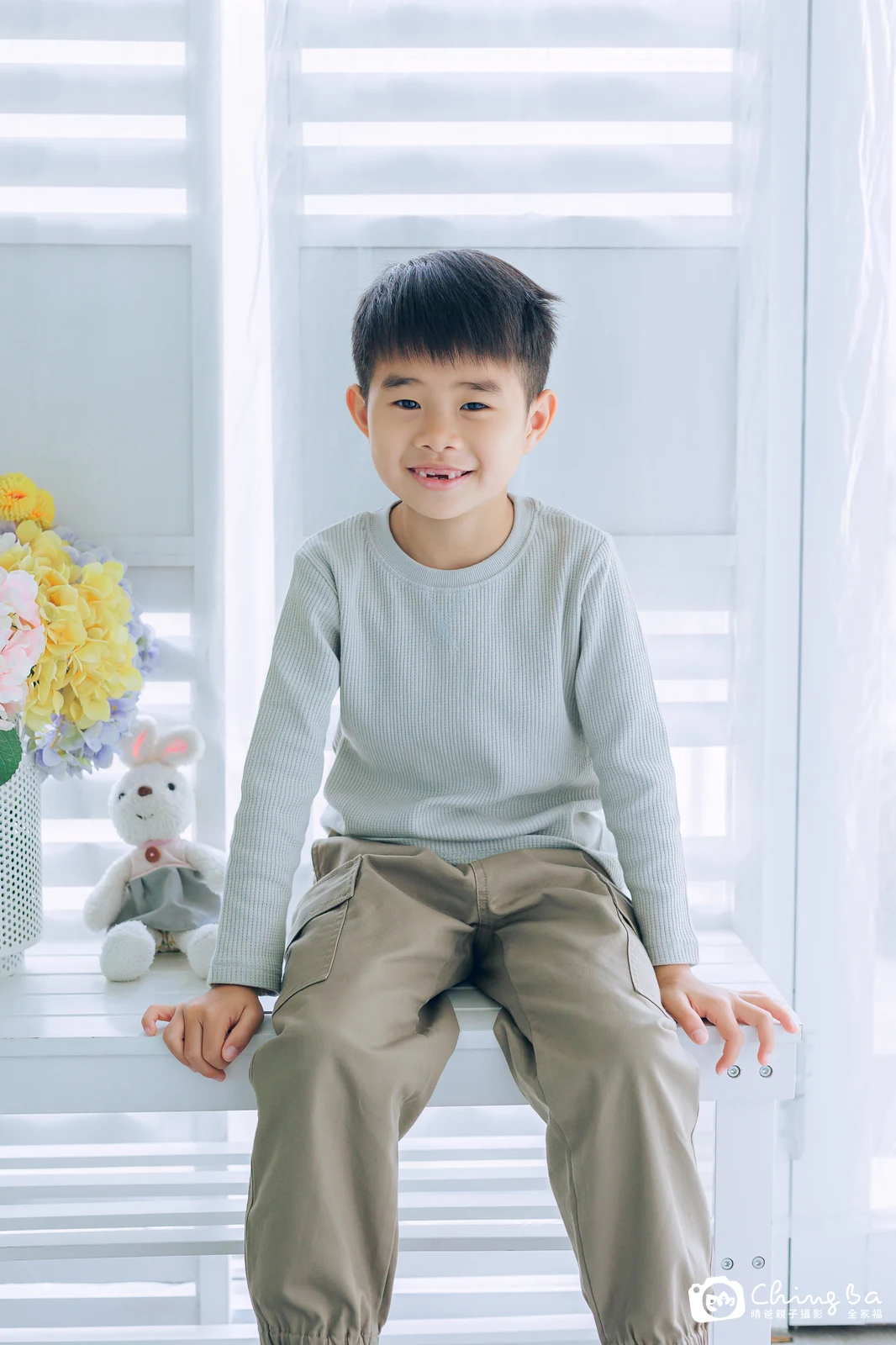 棚內親子寫真作品照｜2023 年春季｜晴爸親子攝影