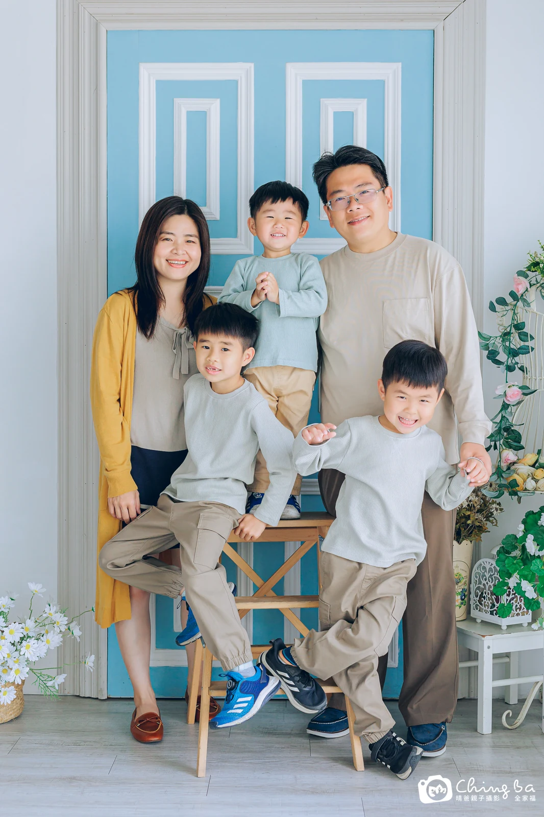 棚內親子寫真作品照｜2023 年春季｜晴爸親子攝影