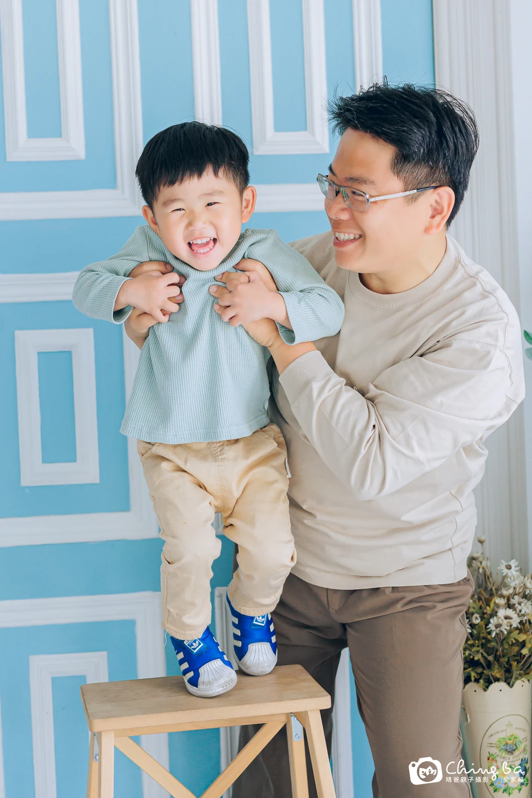 棚內親子寫真作品照｜2023 年春季｜晴爸親子攝影