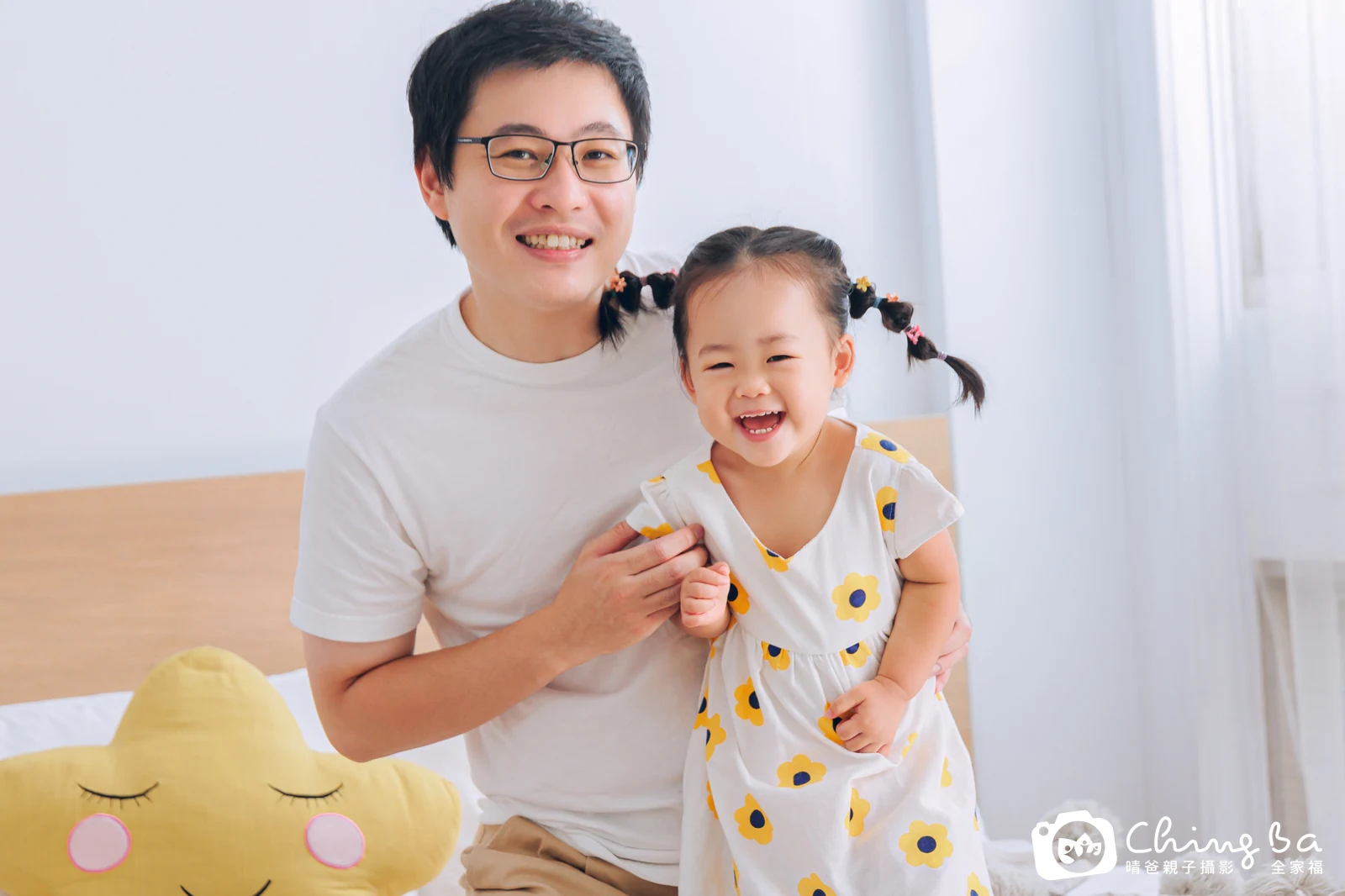 棚內親子寫真作品照｜2025 年夏季｜晴爸親子攝影