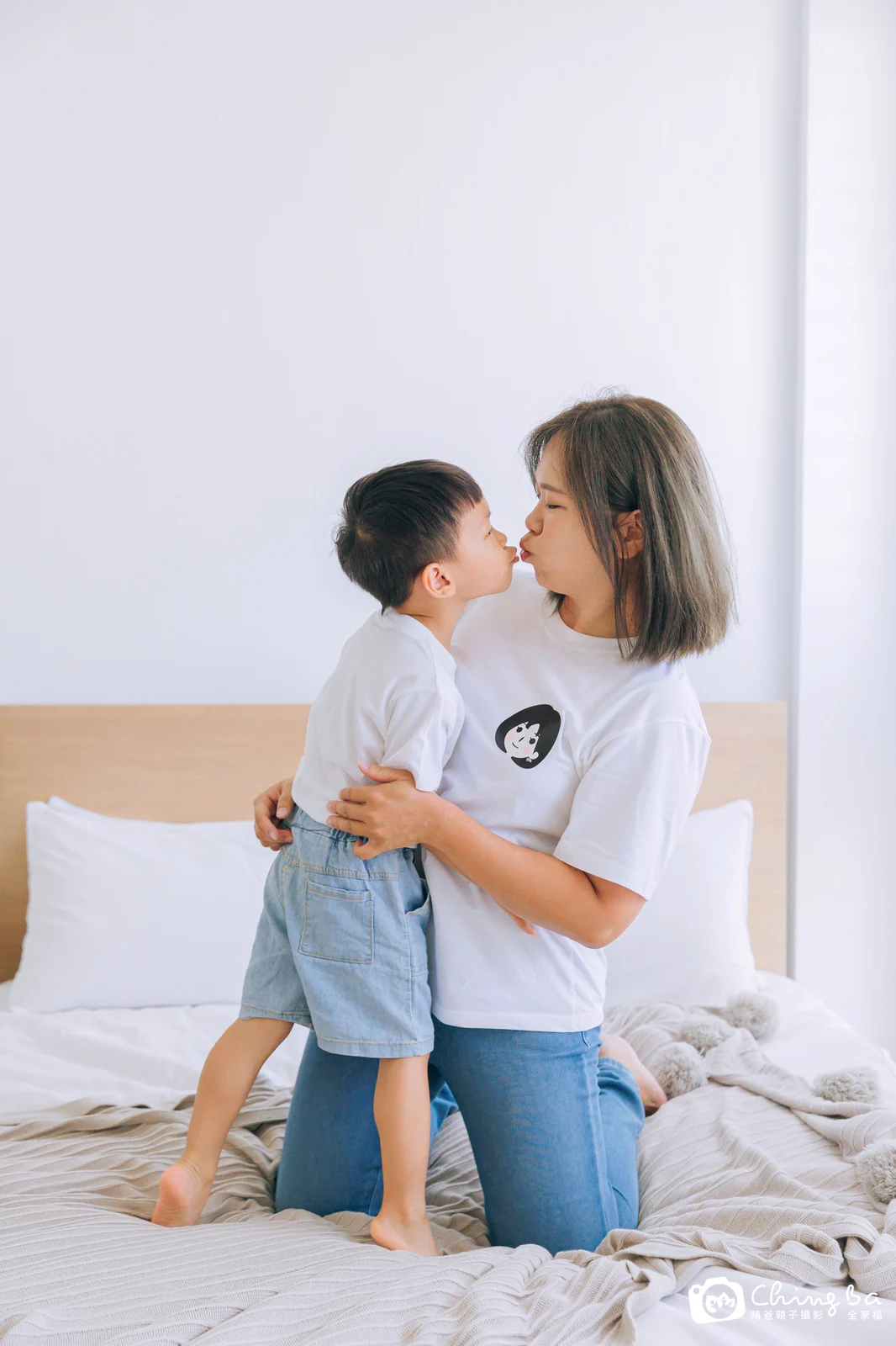 棚內親子寫真作品照｜2025 年夏季｜晴爸親子攝影
