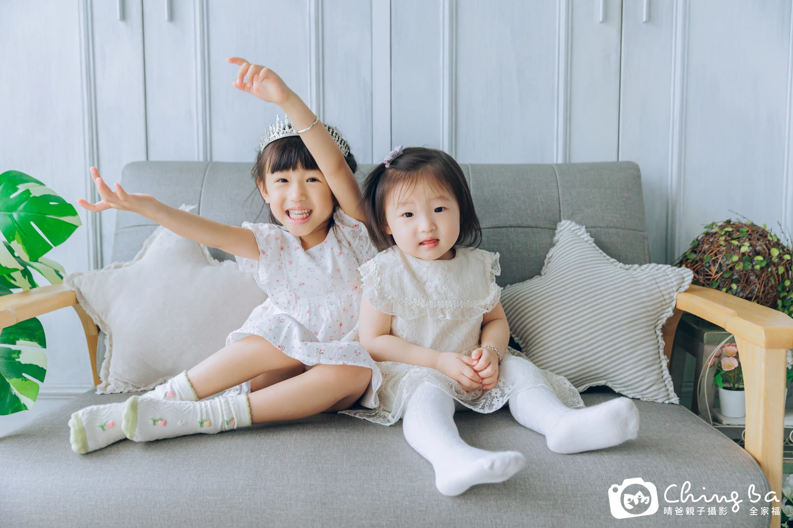 棚內親子寫真作品照｜2025 年春季｜晴爸親子攝影