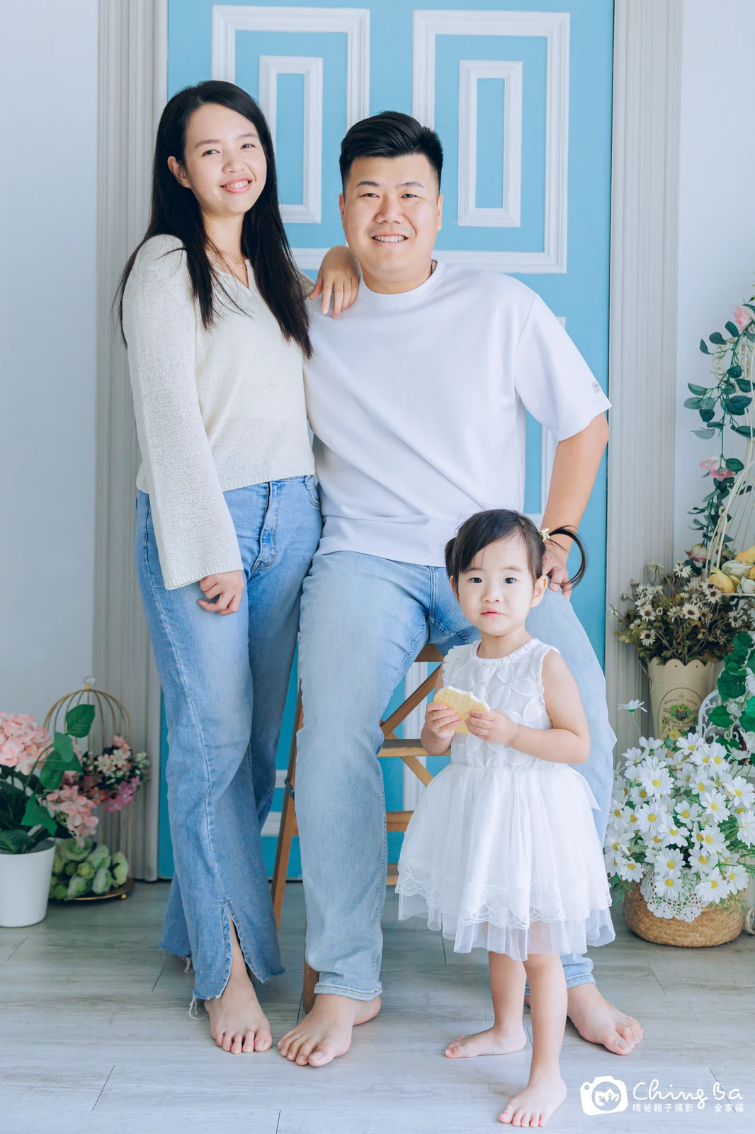 棚內親子寫真作品照｜2023 年冬季｜晴爸親子攝影