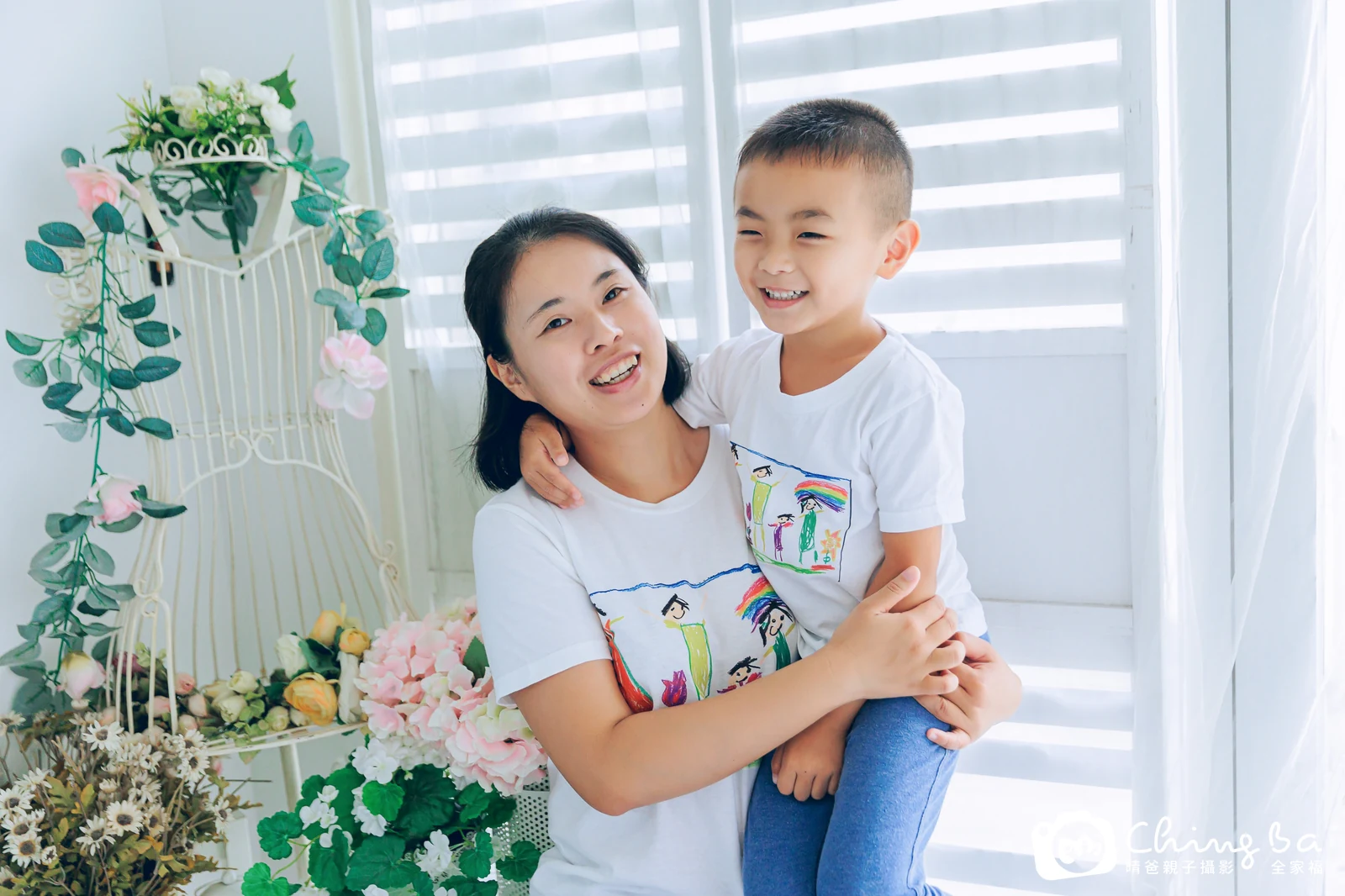 棚內親子寫真作品照｜2024 年秋季｜晴爸親子攝影