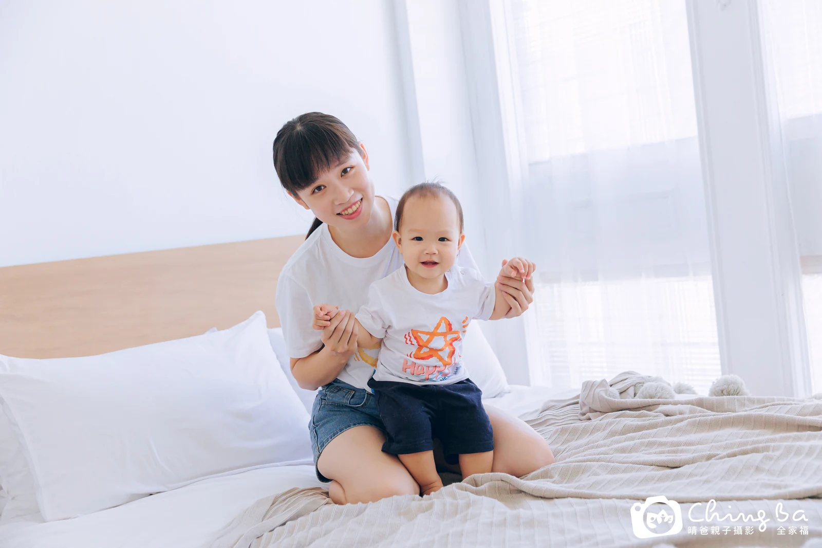 棚內親子寫真作品照｜2024 年夏季｜晴爸親子攝影