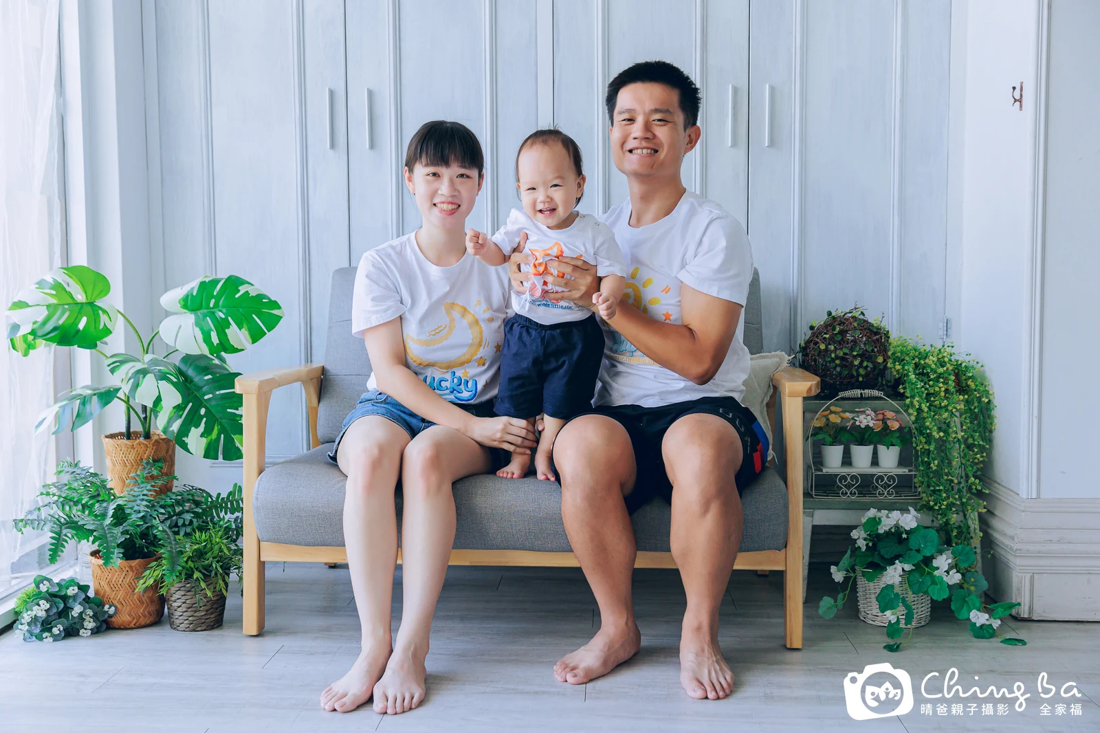 棚內親子寫真作品照｜2024 年夏季｜晴爸親子攝影