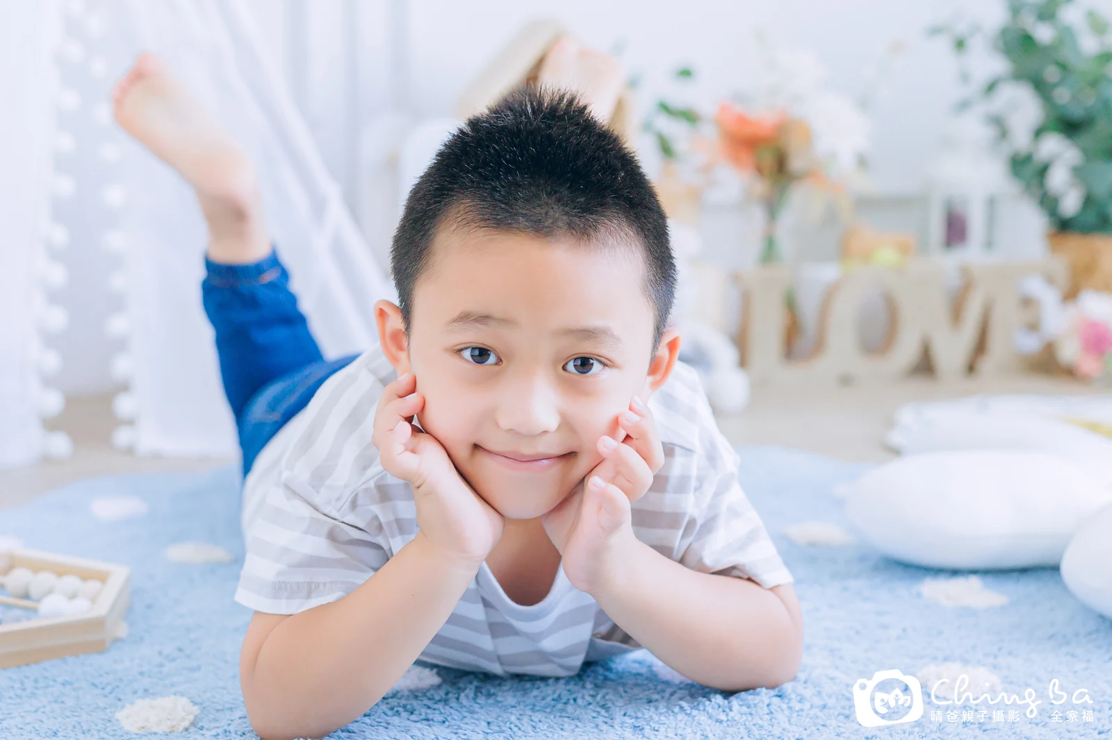 棚內親子寫真作品照｜2022 年冬季｜晴爸親子攝影