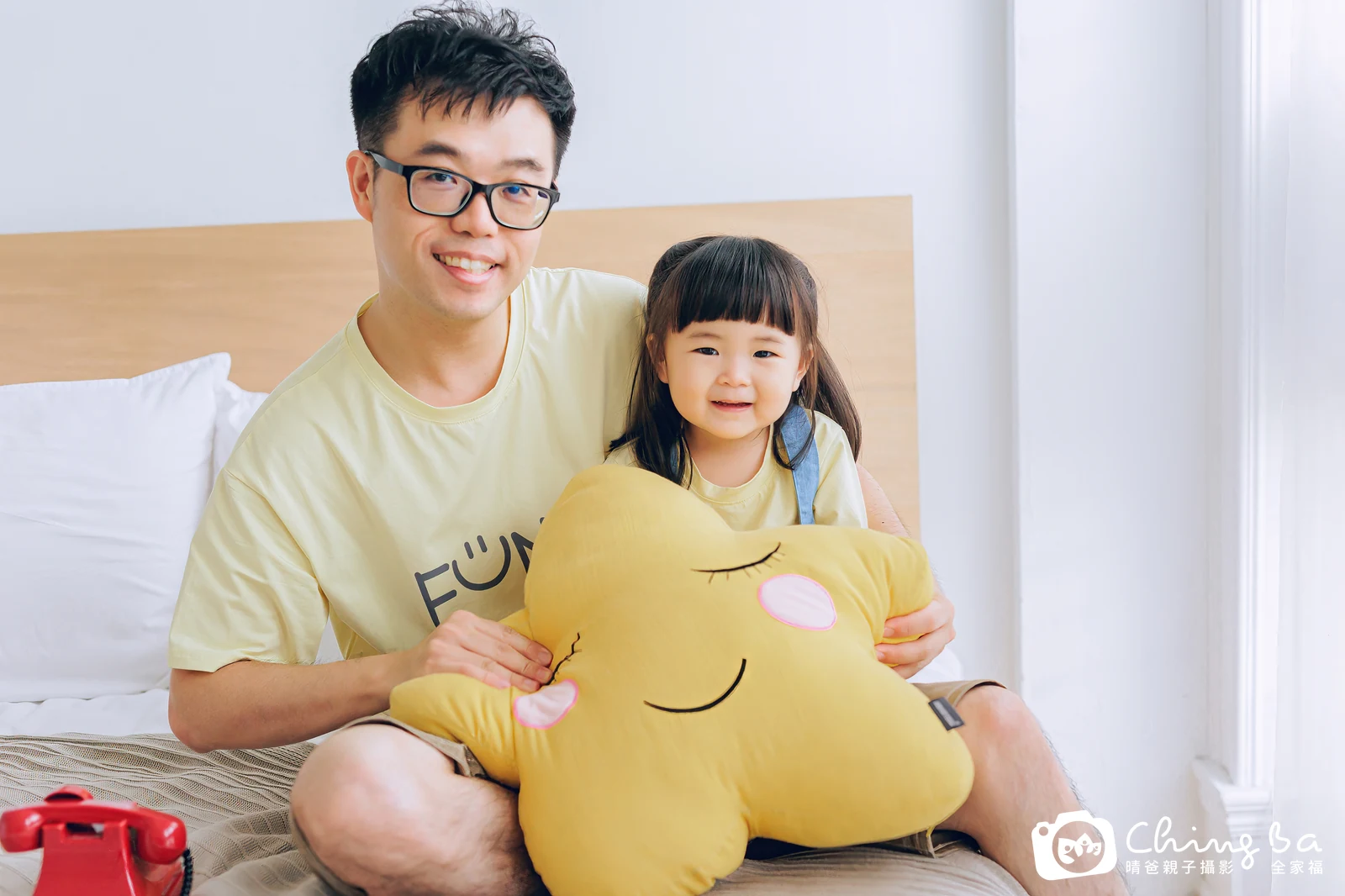 棚內親子寫真作品照|2023 年夏季|晴爸親子攝影