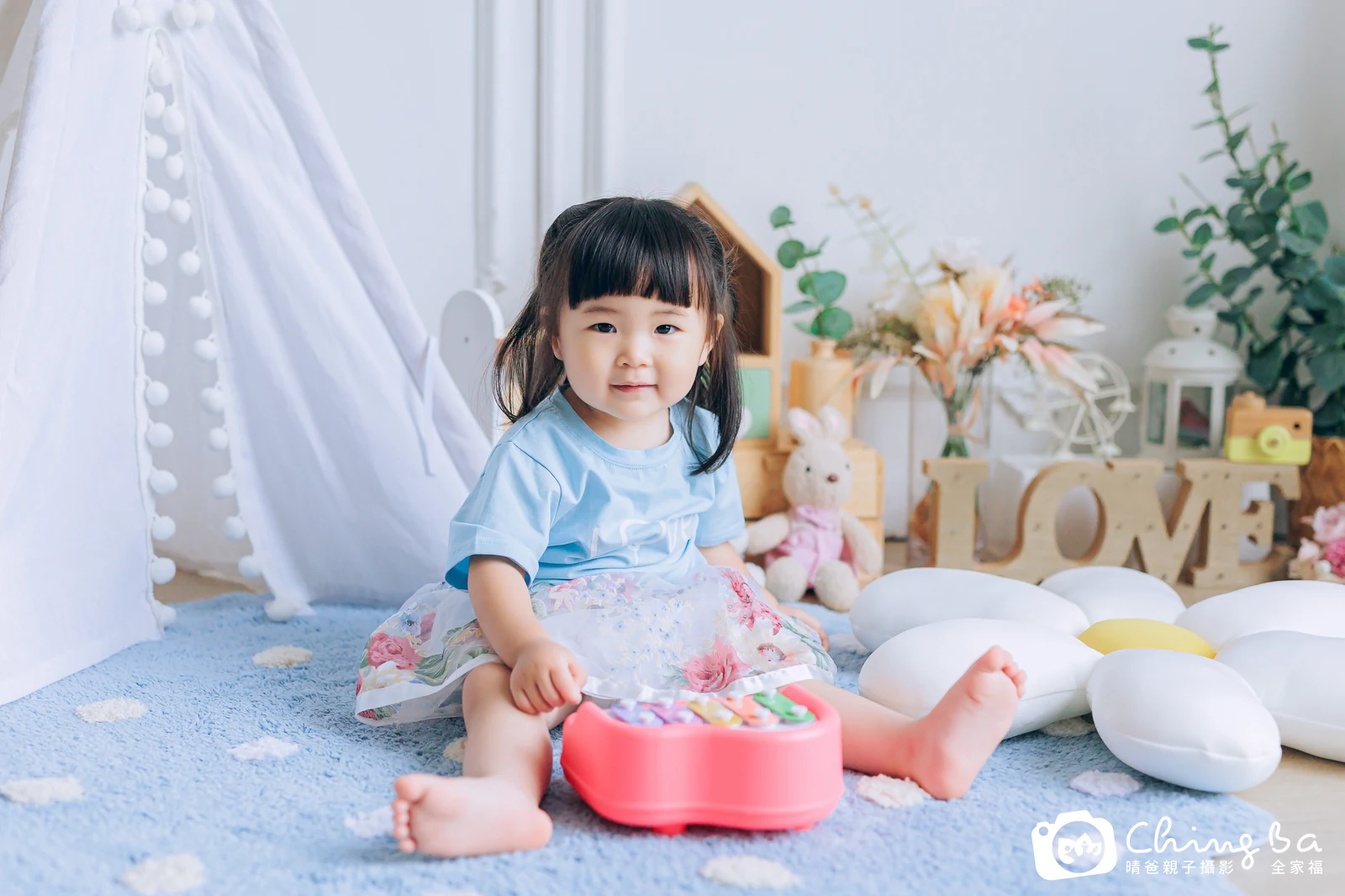 棚內親子寫真作品照｜2023 年夏季｜晴爸親子攝影