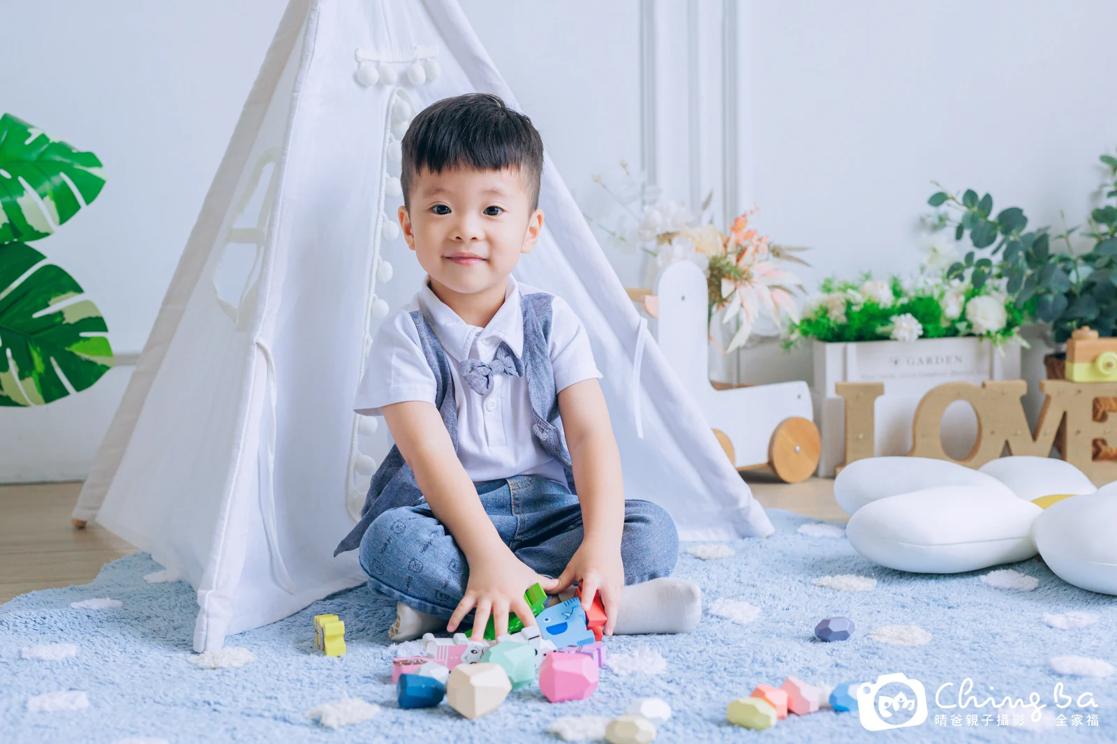 棚內親子寫真作品｜2026 年夏季｜晴爸親子攝影