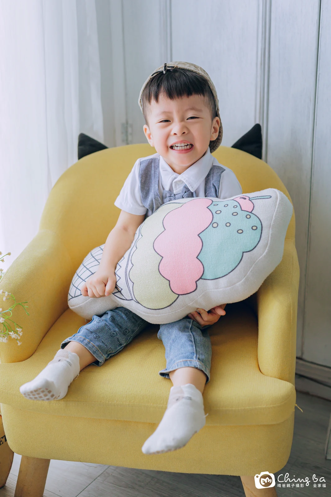 棚內親子寫真作品照｜2026 年夏季｜晴爸親子攝影