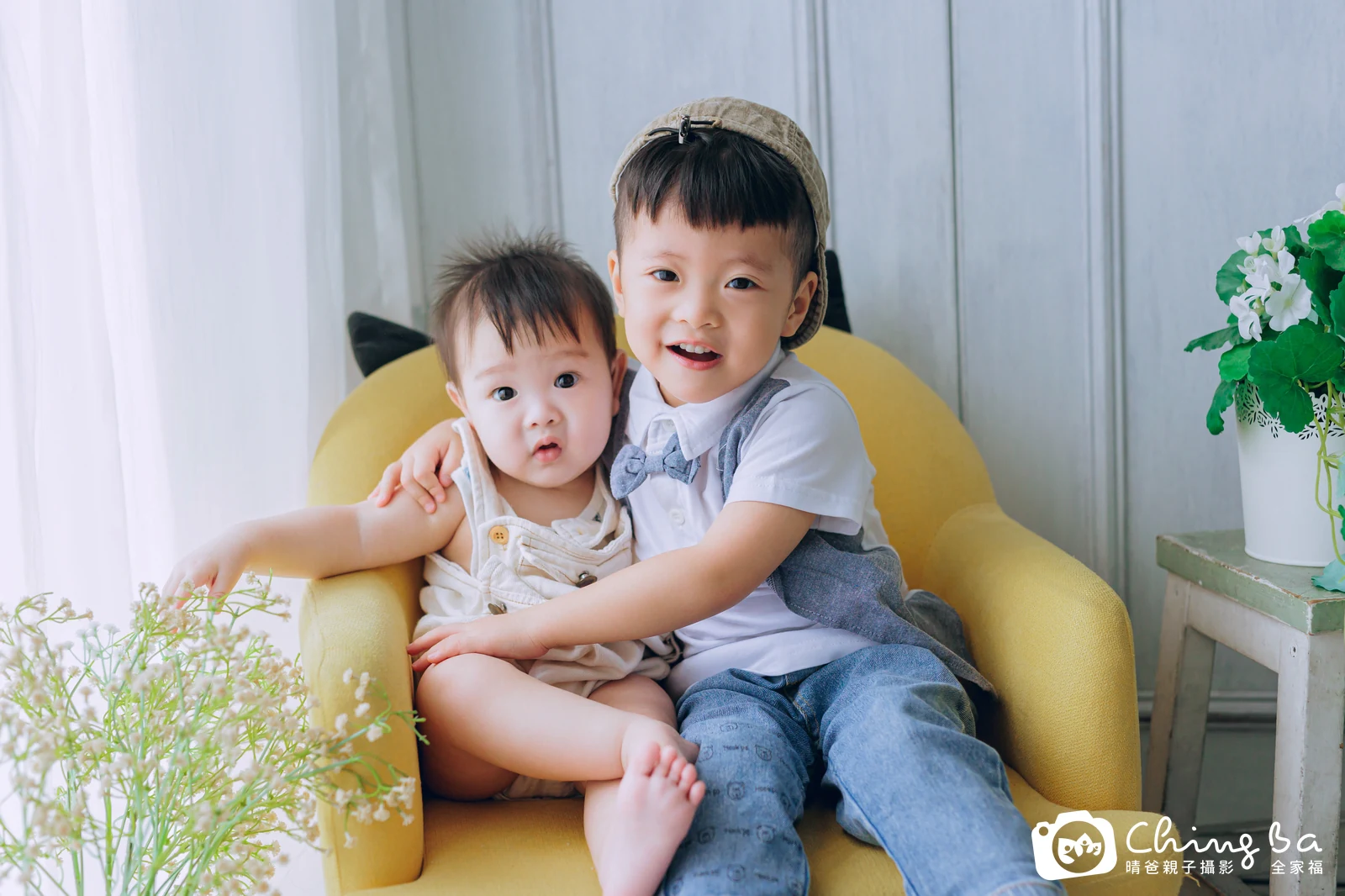 棚內親子寫真作品照｜2026 年夏季｜晴爸親子攝影