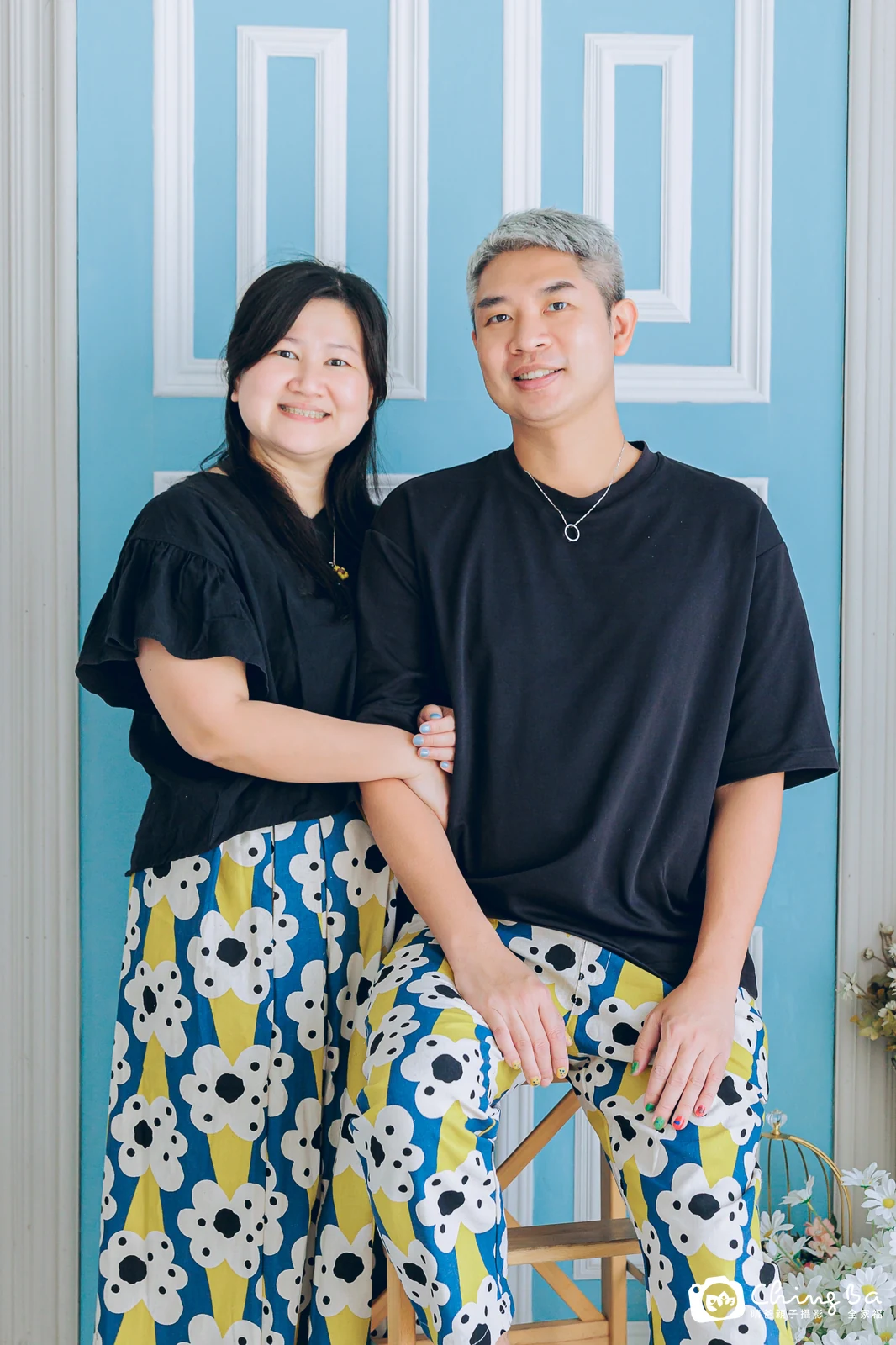 棚內親子寫真作品照｜2023 年冬季｜晴爸親子攝影