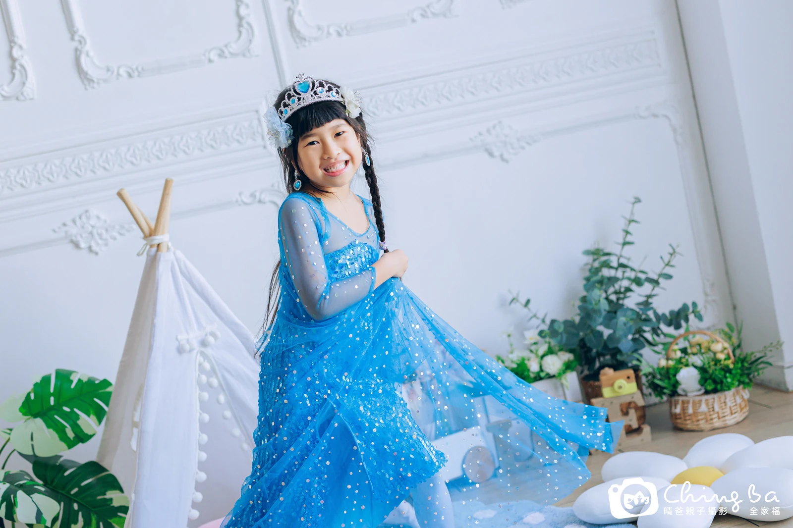 棚內親子寫真作品照|2024 年冬季|晴爸親子攝影