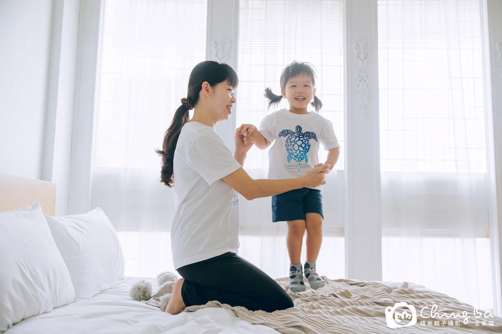 棚內親子寫真作品照｜2026 年夏季｜晴爸親子攝影