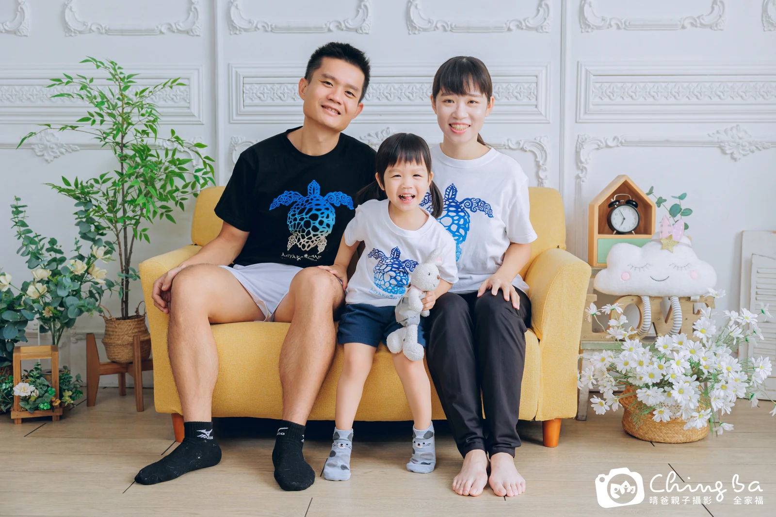 棚內親子寫真作品照｜2026 年夏季｜晴爸親子攝影