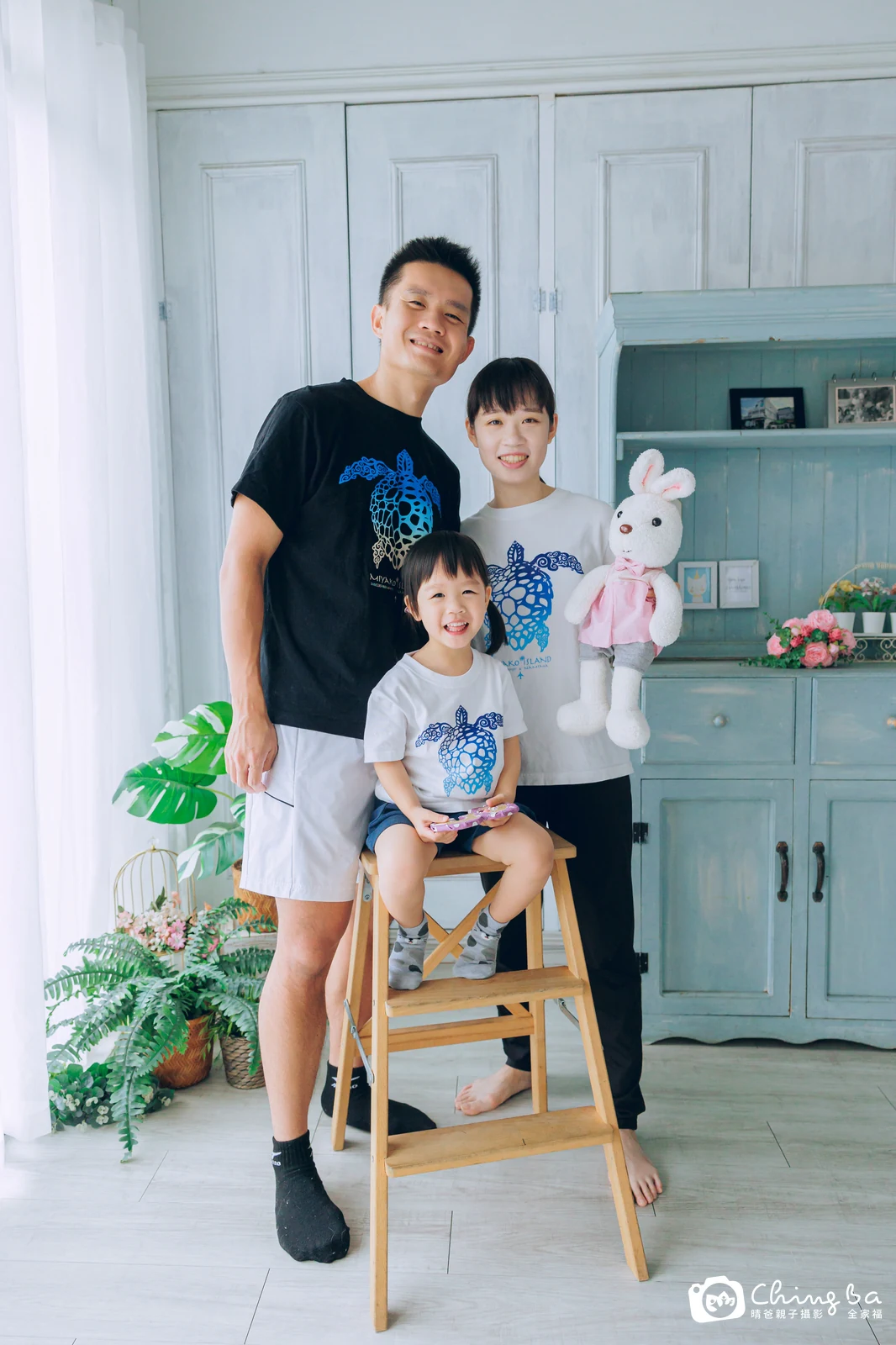 棚內親子寫真作品照｜2026 年夏季｜晴爸親子攝影