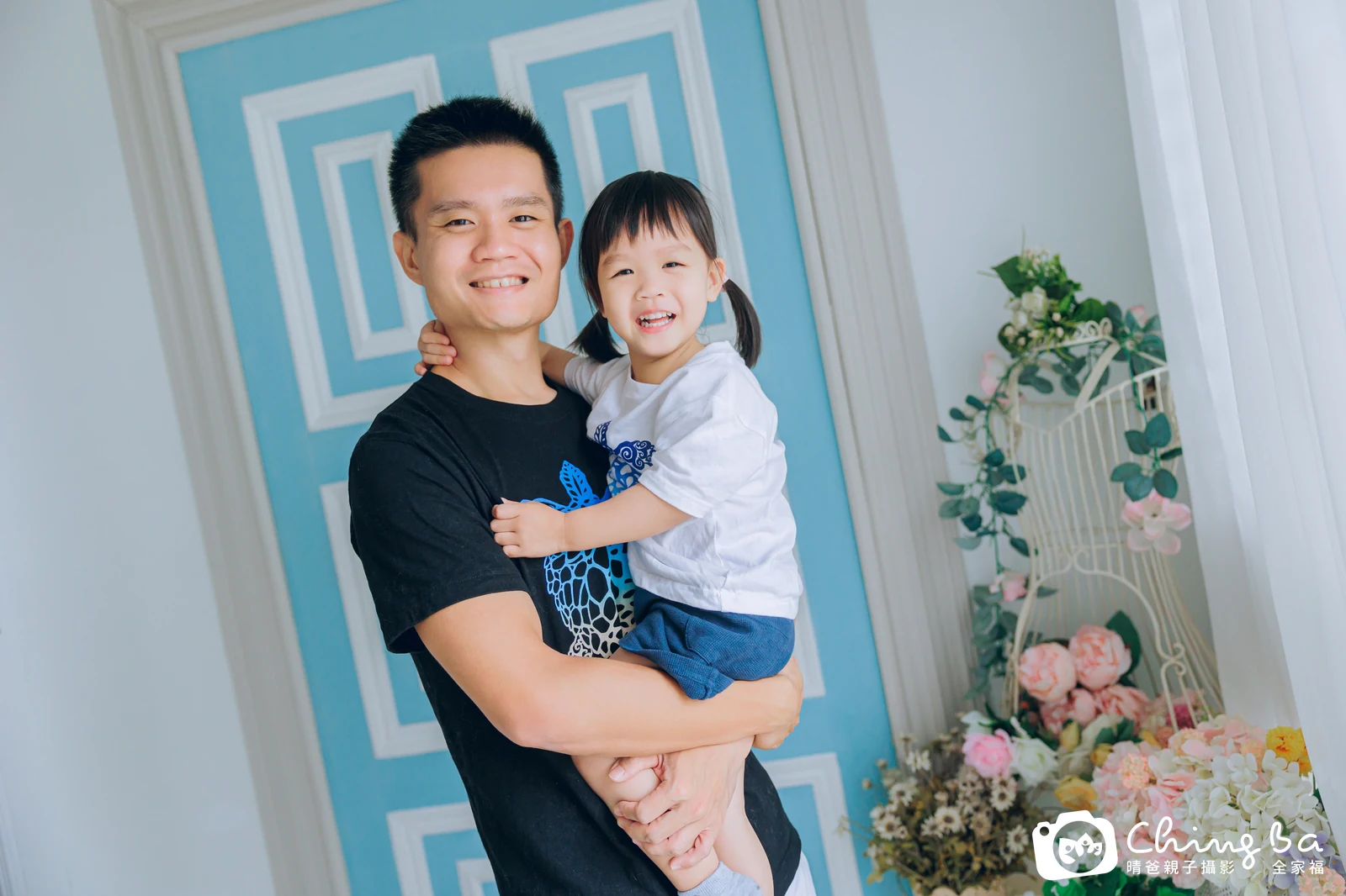 棚內親子寫真作品｜2026 年夏季｜晴爸親子攝影