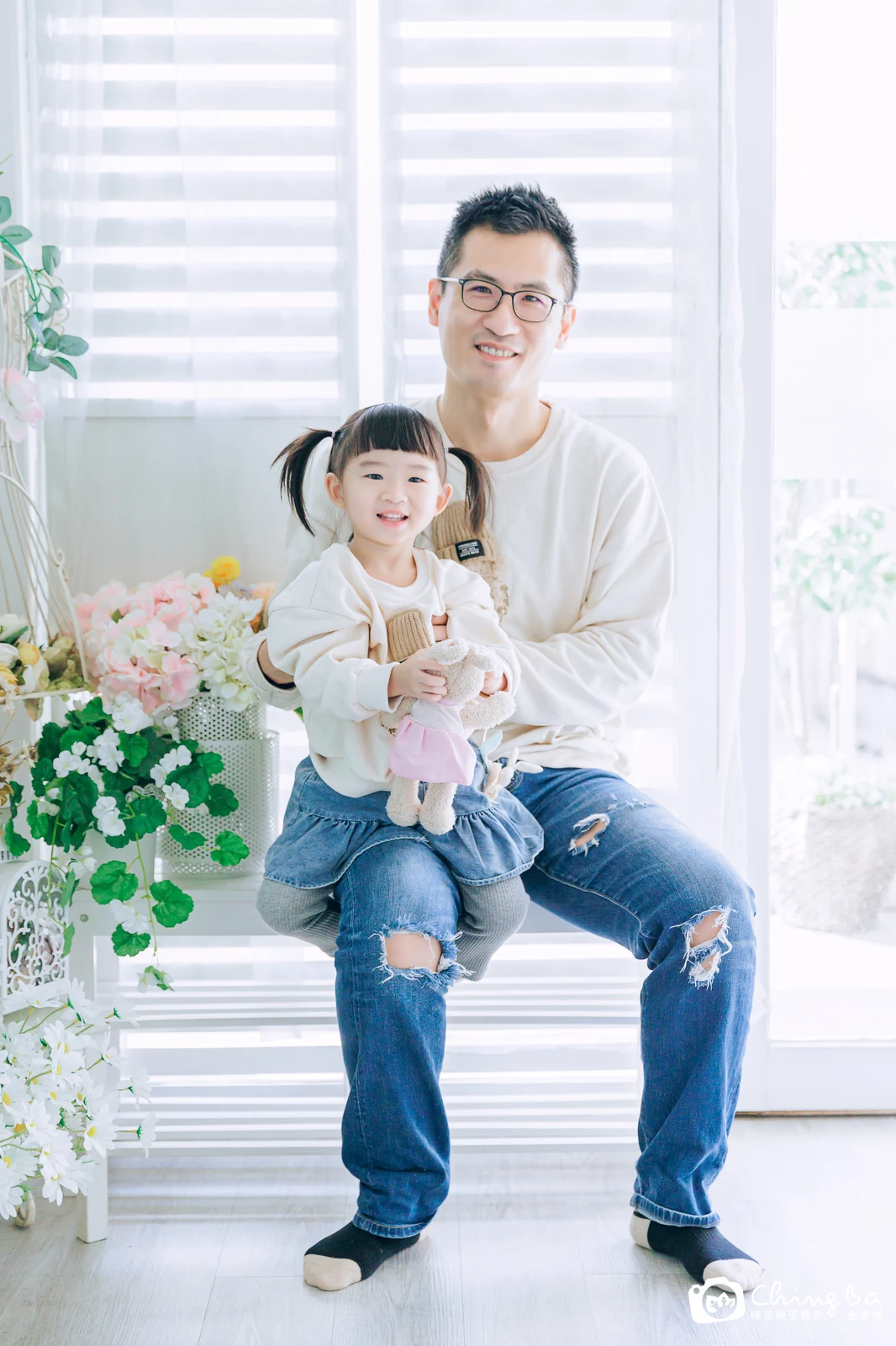 棚內親子寫真作品照|2022 年冬季|晴爸親子攝影