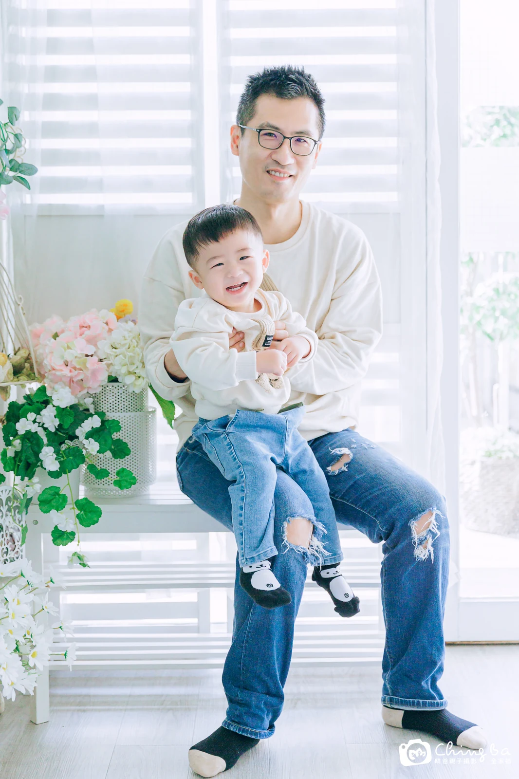 棚內親子寫真作品照|2022 年冬季|晴爸親子攝影